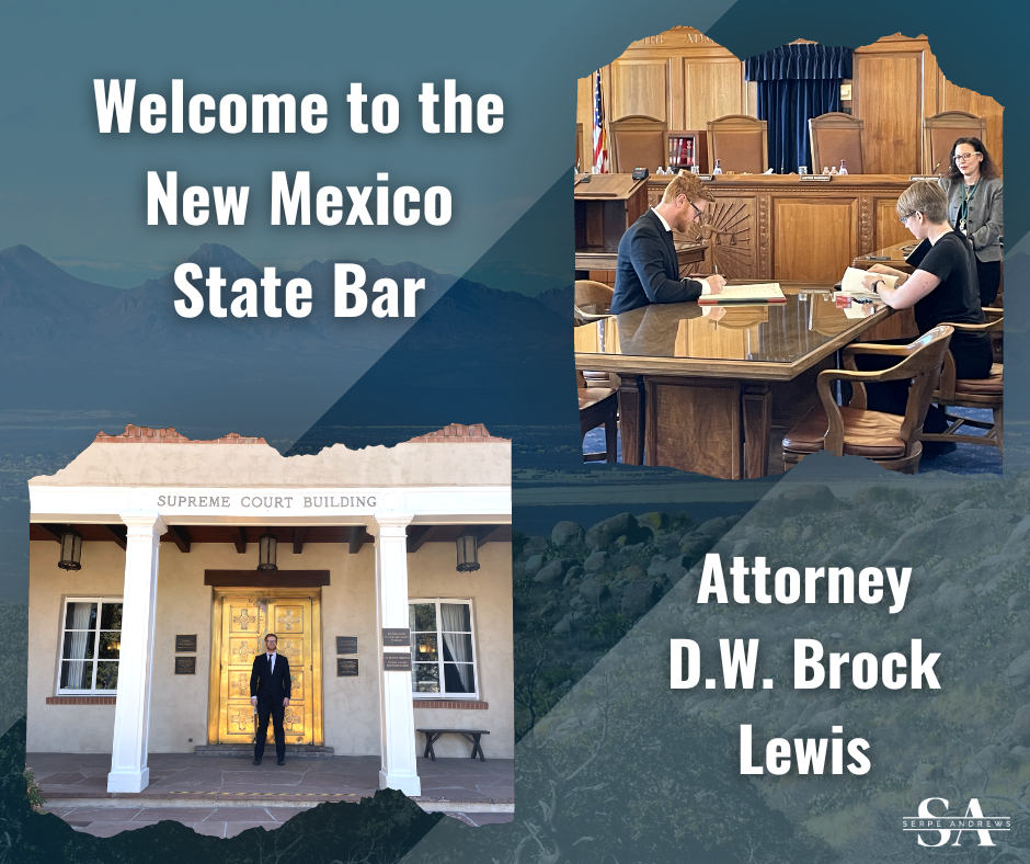 Brock Lewis Admitted to New Mexico State Bar
